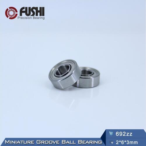 692ZZ H2.5 Bearing 2*6*2.5 mm ( 10 PCS ) ABEC- 3 Miniature Non Standard 692 Z ZZ High Precision 692z Ball Bearings