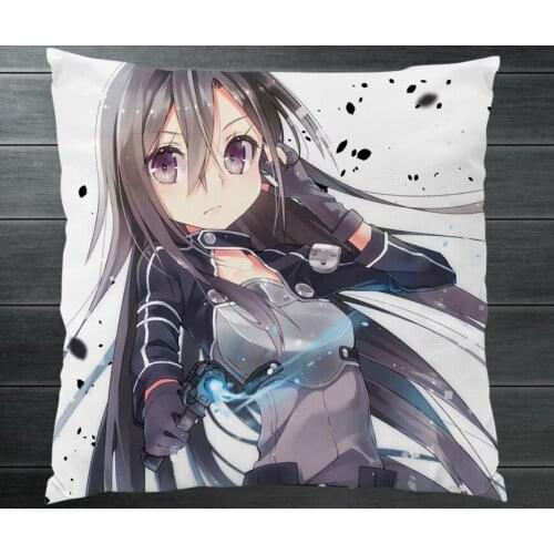 Anime Novel SAO Sword Art Online GGO Yuuki Asuna Two Side Pillowcases Hugging Pillow Cushion Case Cover Manga Cosplay Gift P13