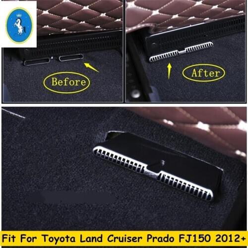 Yimaautotrims Auto Accessory Seat Below Air Condition AC Vent Outlet Protect Kit For Toyota Land Cruiser Prado FJ150 2012 - 2020