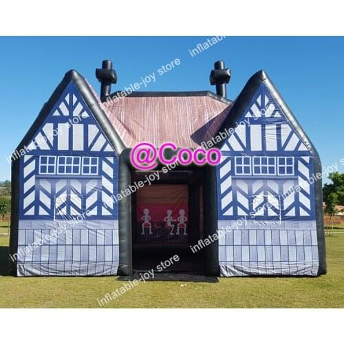 Free ship to door!Giant 8*6m/10*5m Inflatable Tent,Portable Inflatable irish bar pub, Inflatable Bar Tent with Free Blower