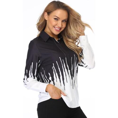 2020 Shirts Blouses Women Fashion Casual Tops Female Turn-Down Collar White Loose Long Sleeve Blouse Ol Style Shirt Simple Top