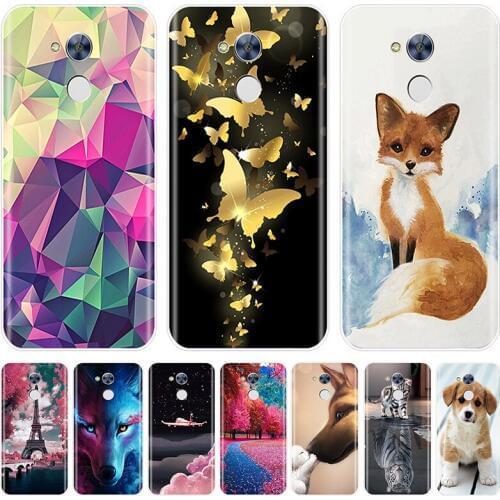 Phone Case For Huawei Honor 6A 6X 6C Pro Soft Silicone TPU New Pattern Back Cover For Huawei Honor 5C 5X 4C 4X Case