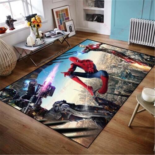 Baby Play Mat 80x160CM 3D Spiderman Carpet Large Carpet for Rooms Mats In The Hallway Antislip Kitchen Mat Big Floor Rugs