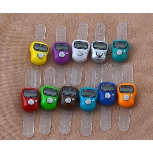DHL Fedex Free Shipping 500 pcs New Arrive Muslim Finger Ring Tally Counter Digital Tasbeeh Tasbih