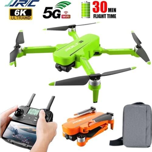 JJRC X17 RC Drone With Dual Camera 6K Quadcopter GPS 30 Minutes Operating Time Optical Flow Brushless Foldable Helicopter Toy