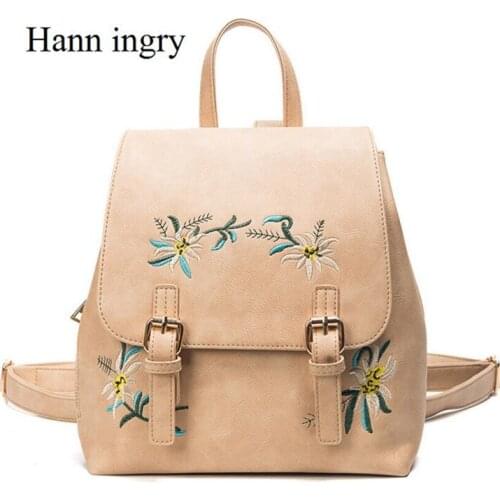 Женские рюкзаки с вышивкой HANN INGRY China At AliExpress