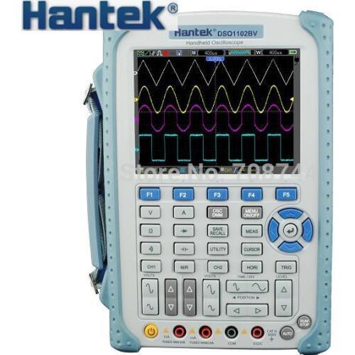 Hantek DSO1102BV 100MHz 1GS/s 2CH pc USB Oscilloscope Scopemeter 2G SD Flash Multimeter 2in1 Hi-resolution