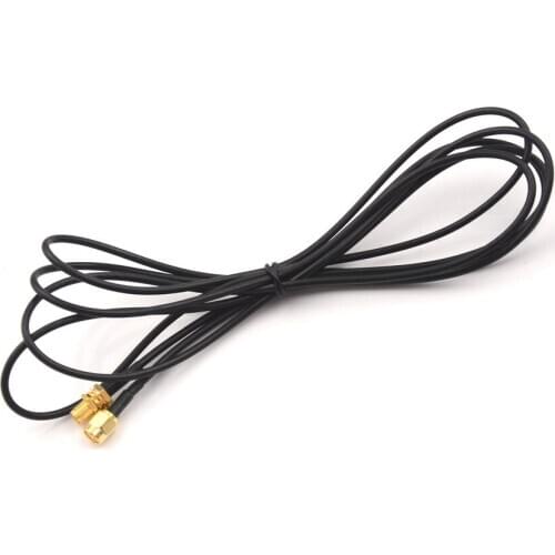 2M Adapter Line RF-SMA Male to Male Plug M-M RF Coax Pigtail RG174 Extension Cable