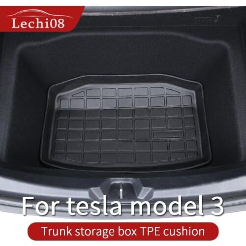TPE For Tesla model 3 trunk mat Tesla model 3 accessories 2016-2021 model 3 tesla three tesla model 3 /accessoires model3