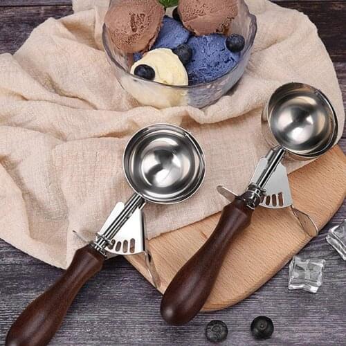 Ice Cream Scoop Set with Trigger Release -for Ice Cream, freeze Yogurt, Cookie Dough, Rice Dishes, and Vegetable PureEs