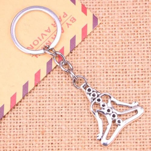 20pcs New Fashion Keychain 38*34 mm yoga zazen buddha Pendants DIY Men Jewelry Car Key Chain Ring Holder Souvenir For Gift