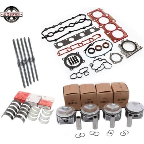 New 06D 107 066 L Pistons & Rings Φ82.51mm / Φ21mm Engine Overhaul Repair Set For Audi S3 TTS VW Golf Scirocco 2.0 R Seat Leon