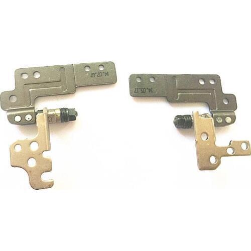 New LCD Screen Hinges set For Dell E7440 screen shaft hinge AM0VN000200 AM0VN000100 without touch laptop bracket Free Shipping