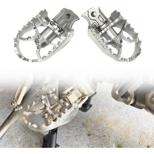 Stainless Steel Foot Pegs FootRest Footpegs Foot rest fits For BMW R 1250 GS LC Adv R 1250GS adventure R1250GSA 2019 2020 2021