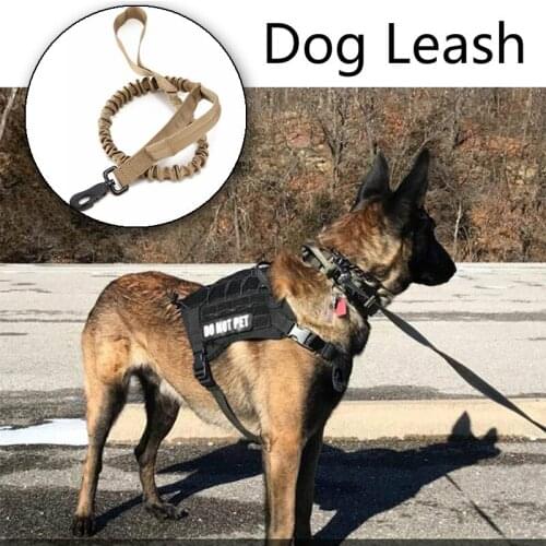 Tactical Military Dog Leash Training Hunting Shooting Pet Rope Airsoftsports Adjustable Combat Walking Hiking Dog Slings