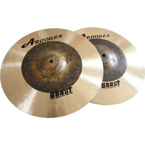 Raw drum cymbal, 100% handmade Ghost 13" hi-hat CYMBAL