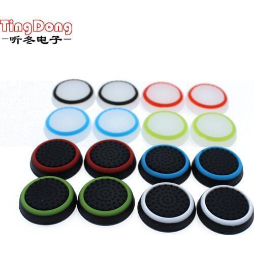 TingDong 200 pcs Analog Controller Joystick Thumb Stick Grip Thumbstick Cap Cover Case for PS4 PS3 for Xbox one Control