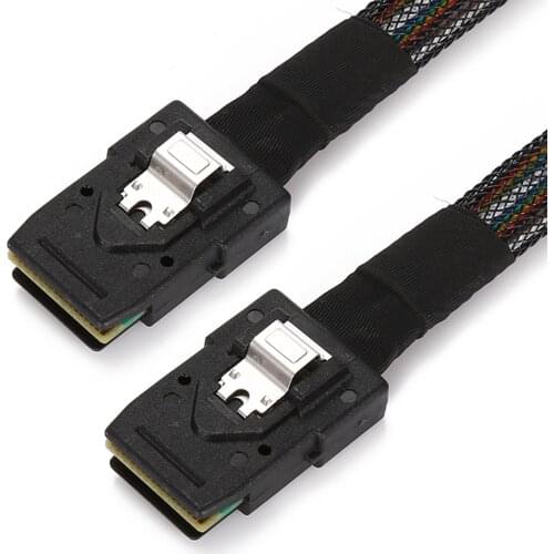 Xiwai SF-001-1M Internal SFF 8087 Mini SAS 36 Pin to Mini SAS SFF 8087 RAID Server Cable 70cm