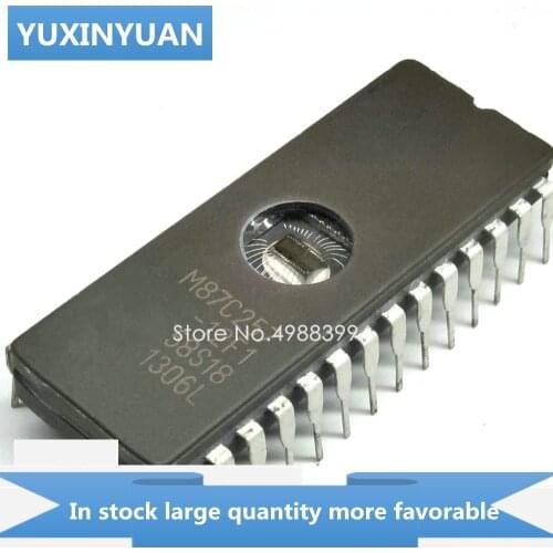 YUXINYUAN 10PCS/LOT M87C257-12F1 M87C257 12F1 M87C25712F1 87C257-12F1 87C257 DIP in stock in stock