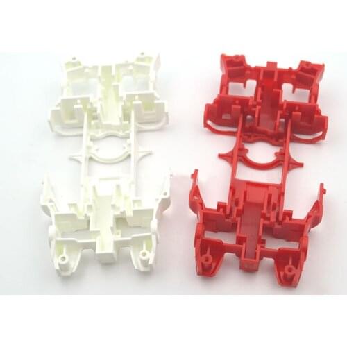 1PC CNC MA Chassis for Tamiya Mini 4WD Car Model Red/White/Orange/Black/Yellow Light Weight Hollow Cutting Chassis 95384