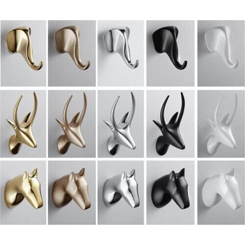 1Pc Kitchen Bathroom Door Hanger Hook Bath Ball Key Bag Wall Hook Wall Mounted Hanger Storage Hanging Holder Rack with Screws