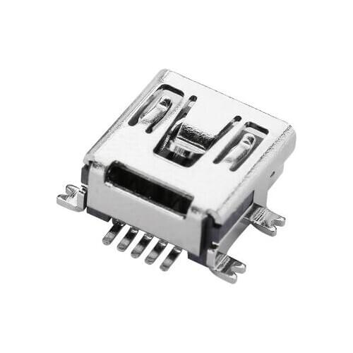 10PCS Mini USB Type B Female 5 Pin SMT SMD PCB Socket Connector Short body USB