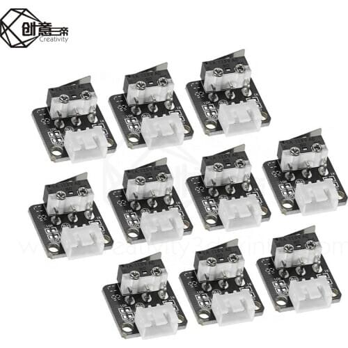 10PC Mixed Creativity Original 3D Printer Accessories X/Y/Z axis Limit Switch 3Pin N/O N/C control easy to use Micro Swis Ender