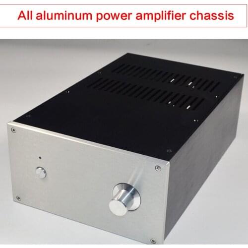 351*225*120MM DIY All-aluminum Amplifier Chassis WA141 Preamp Case Tube Amplifier Audio Amplifier Shell Power Supply Box