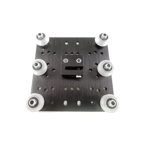 Reprap 3D Printer CNC C-Beam Gantry Plate - XLarge set v-wheel +TR8*8 anti backlash nut kit