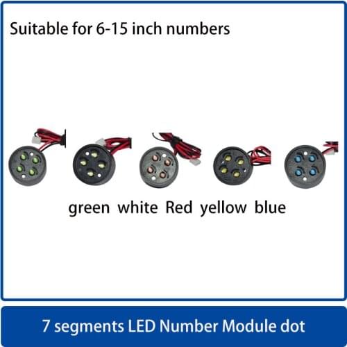 5 Pcs/Lot 33mm LED decimal point For the Modules Digita Numbers,Suitable for 6-15 inches digital module