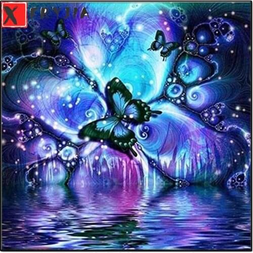 Diamond Painting fantasy Butterfly Kit Full Drill Square Round Diamond Embroidery Art Craft Home Wall Home Decoration Art Gift