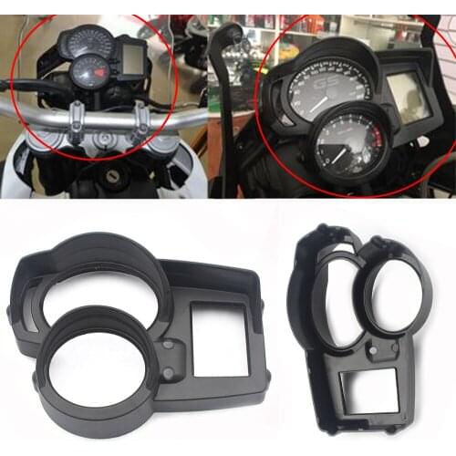 Motorcycle Black Plastic Cockpit Anti-Glare Tacho Bezel Antiglare Speedometer Cover For BMW F650 GS F700GS F800GS Adventure