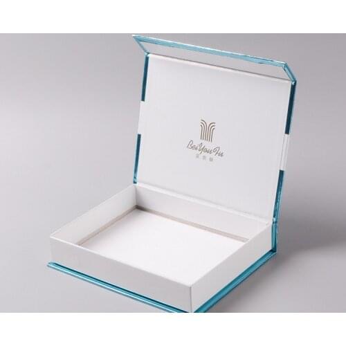 Book shaped decorative small magnetic flat cardboard packaging gift paper folding box suppliers ---PX10736