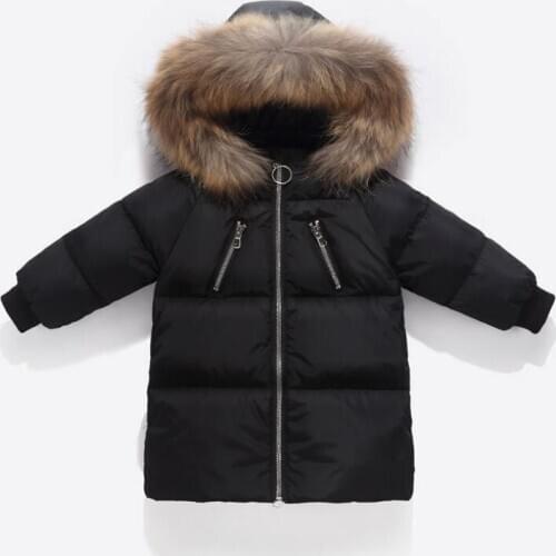 ZWF664 Kids Coat Winter Boys Jacket For Boys Children Clothing Hoodie Outerwear Girls Coat Baby Boy Clothes Winter Down Jackets