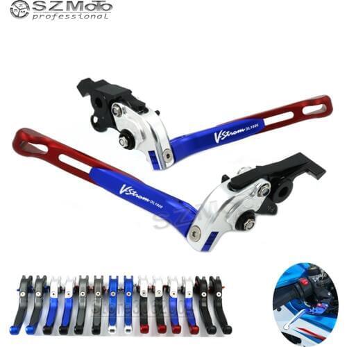 For SUZUKI DL1000/V-STROM VSTROM 2002-2018 2017 Motorcycle Accessories Folding Extendable Adjustable Brakes Clutch Levers CNC