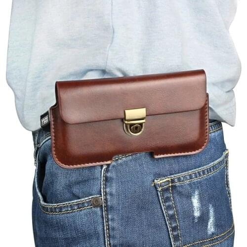 PU Leather Belt Clip Pouch Cover Case For OUKITEL U13/Oukitel U20 Plus/Oukitel U7 MAX/Oukitel U15 Pro/OUKITEL K6000 Plus 5.5"