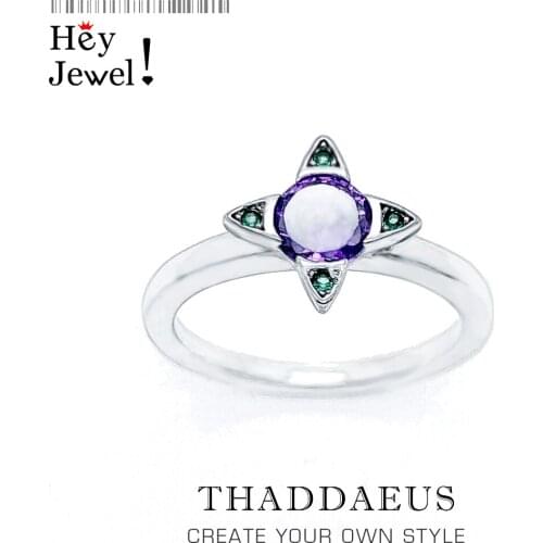 Paradisiacal Ring Colourful Stones,Europe Style Fine Jewerly For Women,2021 Summer Brand New Flower Gift In 925 Sterling Silver