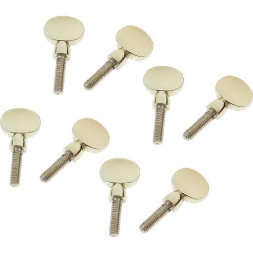 Pack of 8 Saxophone Sax Neck Receiver Tightening Screw Brass
