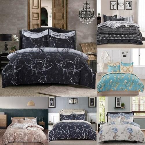 ZEIMON Marble Bedding Set For Bedroom Soft Bedspreads For Double Bed Home Comefortable Duvet Cover Quilt Cover And Pillowcase