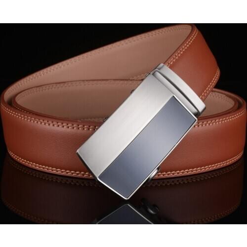 Plyesxale Automatic Buckle Men Belt 2018 Mens Leather Belts For Jeans Designer Belts Men High Quality Cow Ceintures Homme G56