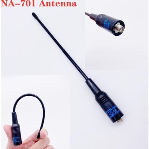 Nagoya NA-701 Walk talkie Soft Antenna VHF/UHF 144/430MHZ high gain quality for handled Baofeng -5r Wouxun TK