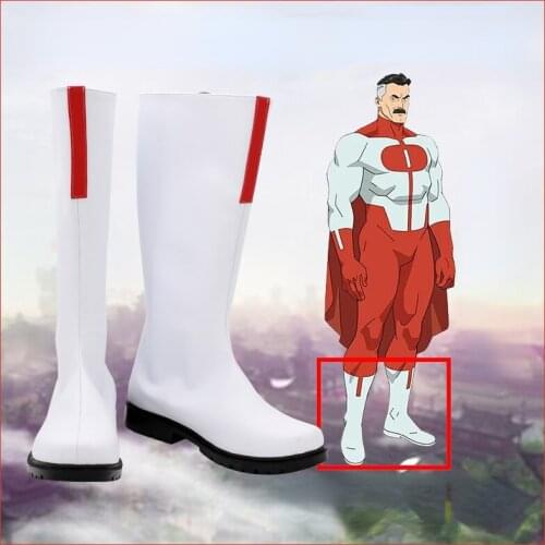 Omni Man Cosplay Shoes Boots Halloween Costume Accessory Props