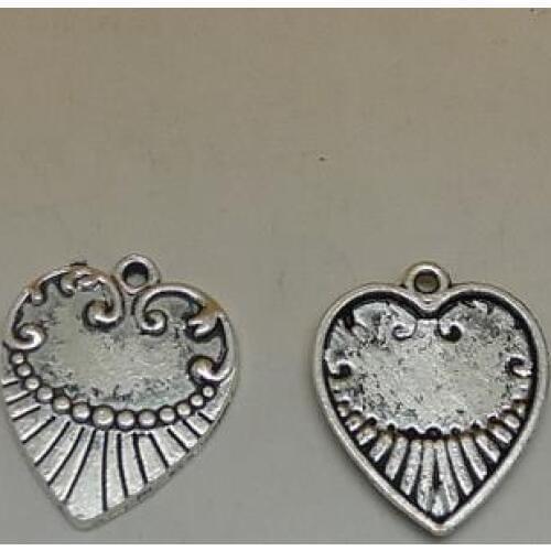 Zinc alloy pendant jewelry accessories diy handmade material charms Small peach heart