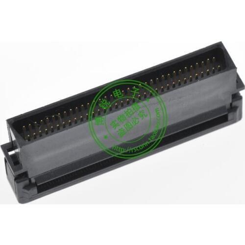 Taiwan producing high-quality SCSI connector 68PIN punctured pressure line type male SCSI connector