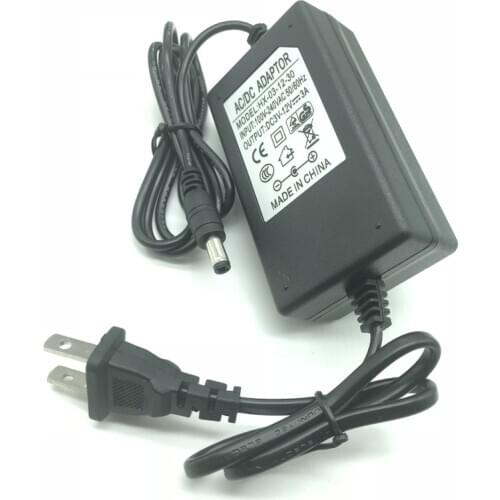 Adjustable 3V-12V3A Speed Regulator Power Supply LED Stepless Dimming Voltage and Speed Regulation Power Adapter 36W DC