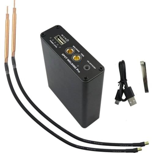 5 Gears Adjustable Mini Spot-Welding Machine Type-C Recharging Interface with Fast-charge Function for Soldering DIY