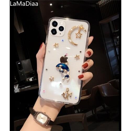 Luxury Bling Glitter Rhinestone Diamond Clear Soft TPU Phone Case For HuaweiP8 P9 P10 P20 P30 P40 Pro Lite Mate10 20 30 Pro Lite