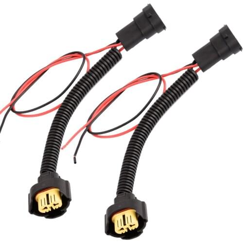 YUNPICAR H9 Connector Pigtail Wiring Harnesses for Add Lossless lens (Pack of 2)