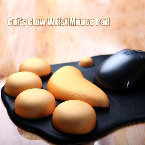 Silicone Anime Cats Paw Mouse Pad Kawaii 3D Holding Wrist Rests Props NK-Shopping