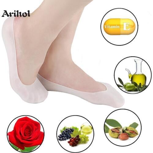 Foot Skin Care Socks Moisturizing Gel Feet Sleeve Prevents Cracked Heels Dry Feet Plantar Fasciitis Metatarsalgia Foot Care Sock